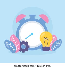 work clock alarm bulb
