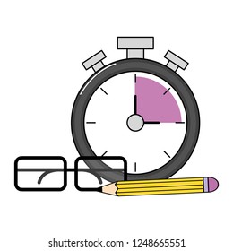 work clock cartoon