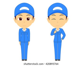 Work clothes man set