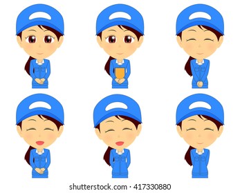 Work clothes woman set