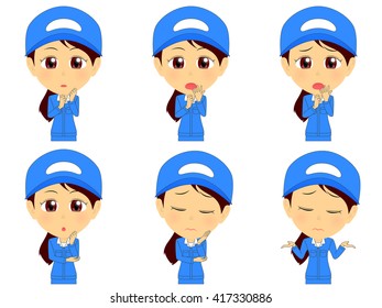 Work clothes woman set