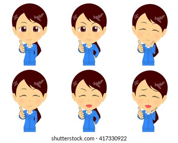 Work clothes woman set