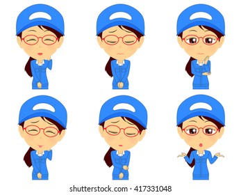 Work clothes woman set