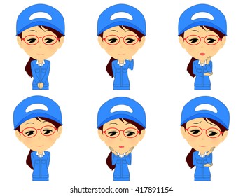 Work clothes woman set
