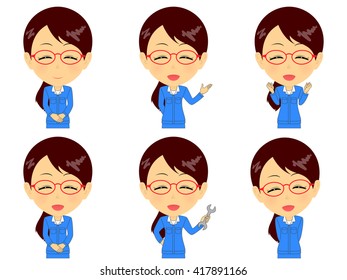 Work clothes woman set