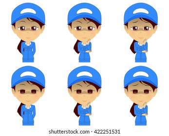 Work clothes woman set