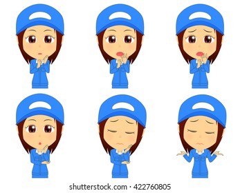 Work clothes woman set