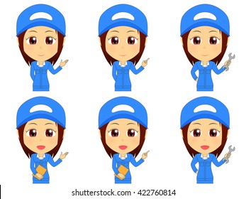 Work clothes woman set
