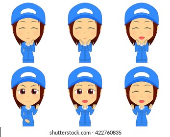 Work clothes woman set