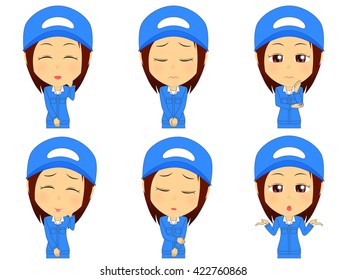 Work clothes woman set