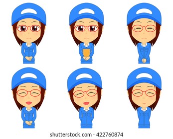 Work clothes woman set