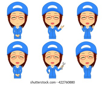 Work clothes woman set