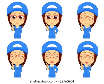 Work clothes woman set