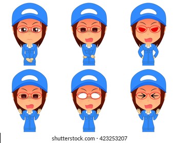 Work clothes woman set