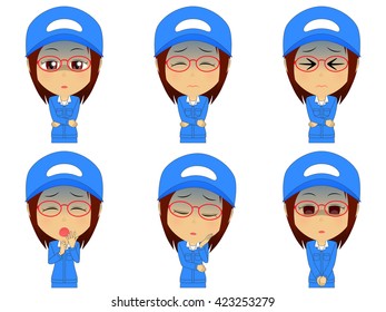 Work clothes woman set