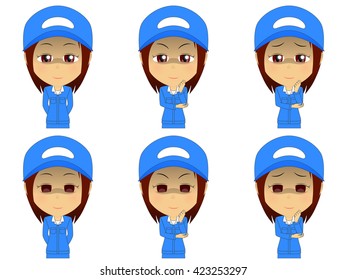 Work clothes woman set