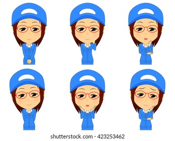 Work clothes woman set