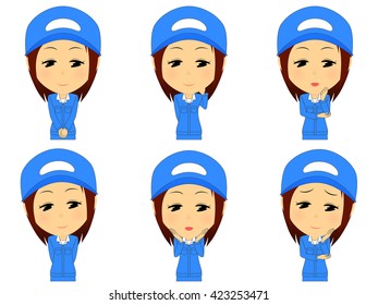Work clothes woman set