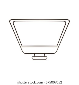 work computer image design, vector illustration icon