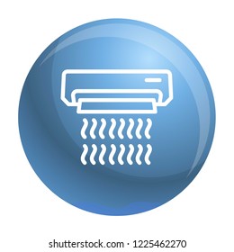 Work conditioner icon. Outline work conditioner vector icon for web design isolated on white background