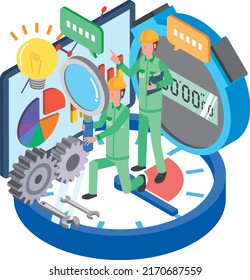 Work content Kaizen image illustration