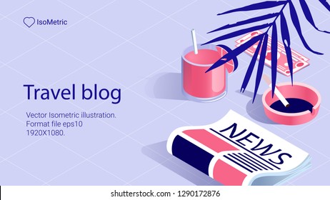 Work Desk - Banner Landing Page. Blogging strategy banner