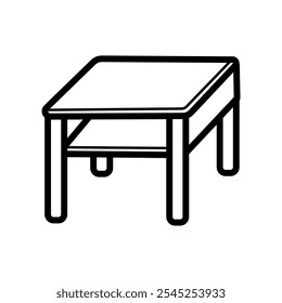 Work desk On white background