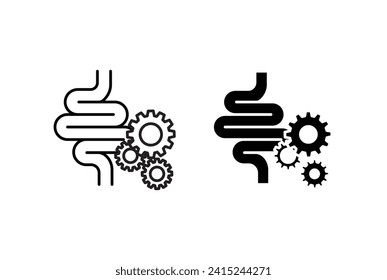 Symbol-Set für das Arbeitssystem Vektorgrafik