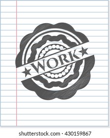 Arbeiten mit Bleistiftzächen