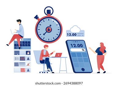 Eficiência e produtividade do trabalho com aplicativo de agendamento inteligente