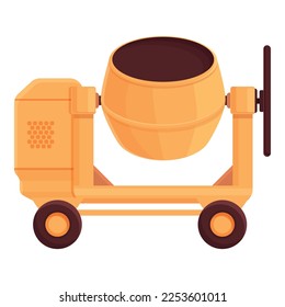 Work equipment icon cartoon vector. Building tool. Industrial contractor