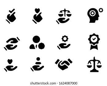 
Work ethics. Good for workers and companies. Vector illustration