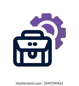 work experience duotone icon. Sleek and modern vector icon for websites, mobile apps, marketing materials, and corporate design. Fully scalable and ready to use.