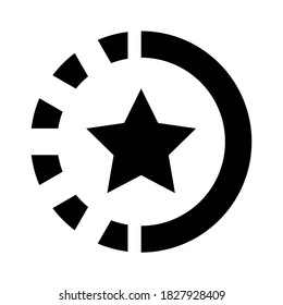 work Experience Icon. Achievements, Successes, Ratings. Solid Glyph Icon