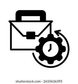Work Experience Icon Element for Design