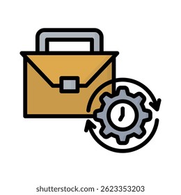 Work Experience Icon Element for Design