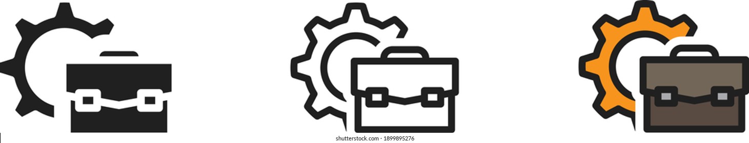 Work Experience Icon, Vector Illustration	