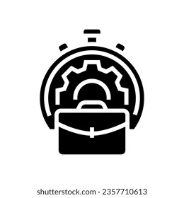 work experience interview job glyph icon vector. work experience interview job sign. isolated symbol illustration