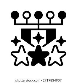 Work Experience Line Icon, Outline Symbol for Career Background, History Review, Professional Journey, Skill Mastery, and Job Record. Vector Sign Icon.