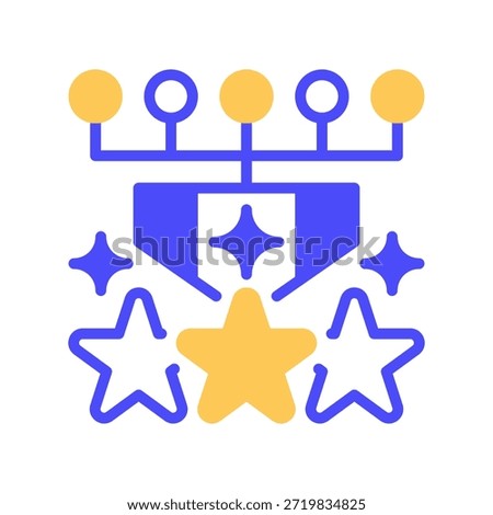 Work Experience Line Icon, Outline Symbol for Career Background, History Review, Professional Journey, Skill Mastery, and Job Record. Vector Sign Icon.