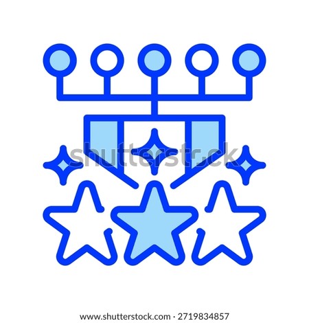 Work Experience Line Icon, Outline Symbol for Career Background, History Review, Professional Journey, Skill Mastery, and Job Record. Vector Sign Icon.