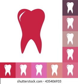 work flat style with a tooth shade