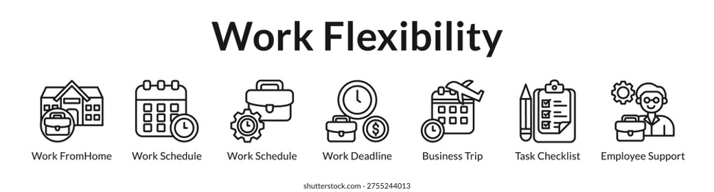 Work Flexibility Solutions with Remote Work Options Schedule Management Business Travel and Employee Support Systems
