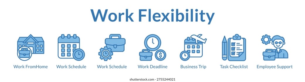 Work Flexibility Solutions with Remote Work Options Schedule Management Business Travel and Employee Support Systems