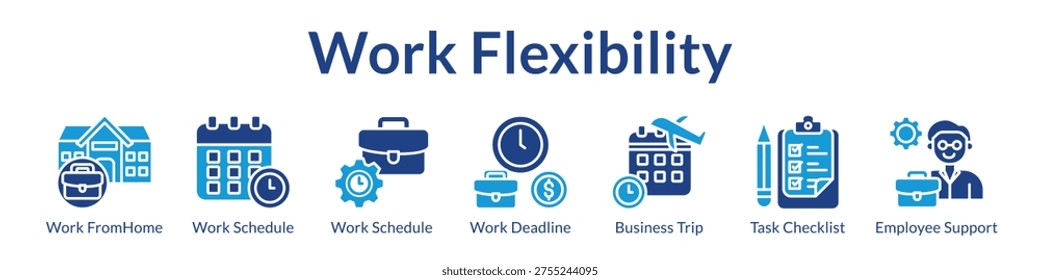 Work Flexibility Solutions with Remote Work Options Schedule Management Business Travel and Employee Support Systems