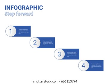 work flow diagram in blue design