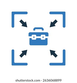 Work Focus.eps Icon Mixed Vector Illustration