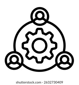 Elemento Ícone Da Força De Trabalho Para Design