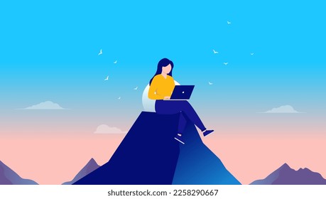 Premium Vector  Cartoon vector illustration of young handsome man in  messege app window on dark backround online education and conversation  councept