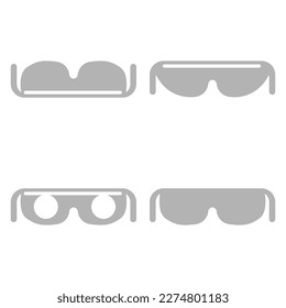 work glasses icon, vector illustration